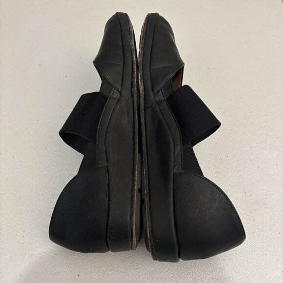 L’Amour Des Pieds CAMILE Leather BALLET Mary Jane FLATS 9M In Black - Picture 6 of 10